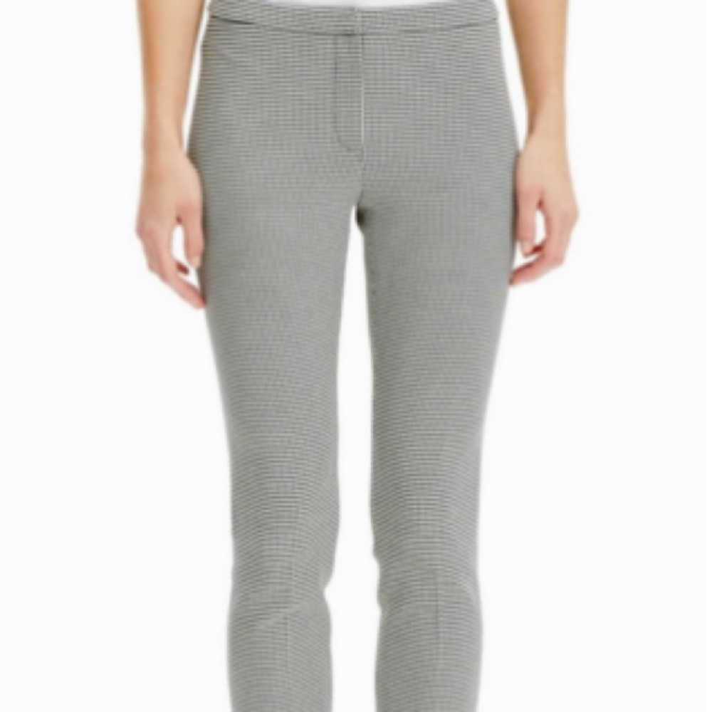 Theory Classic Houndstooth Cropped Skinny Pants